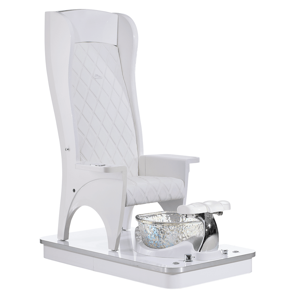 The Monarch Pedicure Spa Chair - Whale Spa - White - Pedicure Chairs