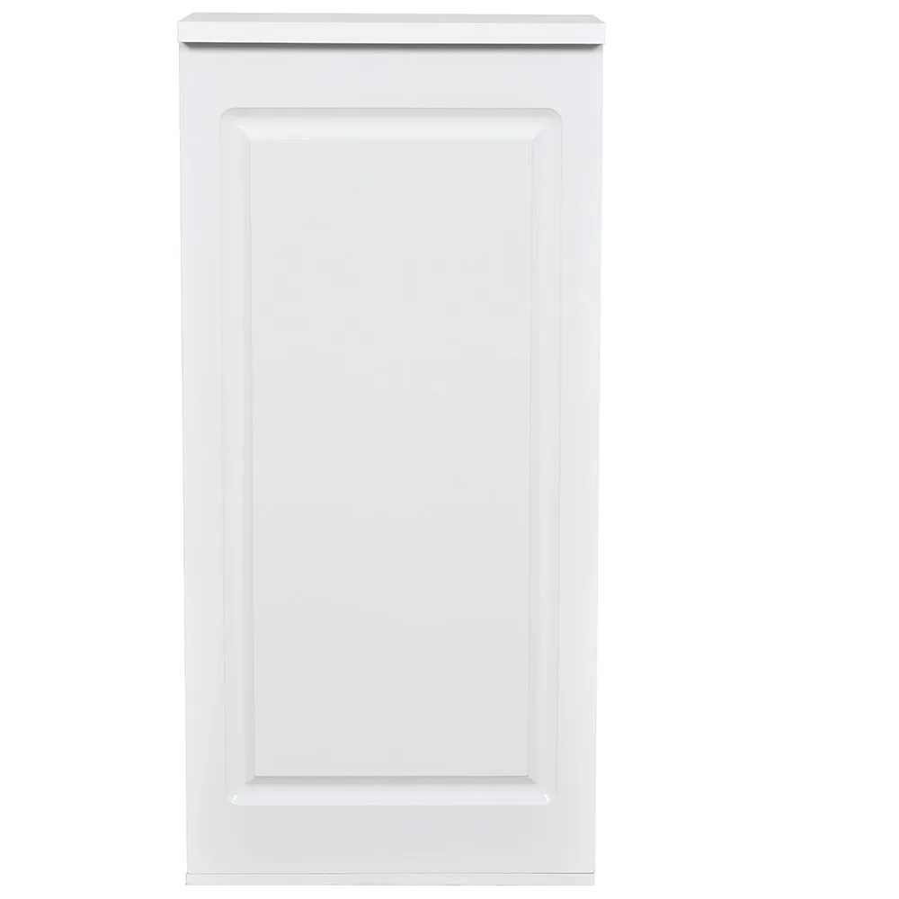 Valencia Reception Desk - Side Storage White DIR - Reception Desks