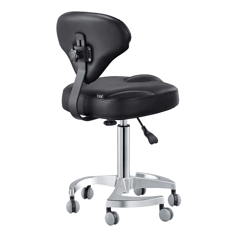 Zen Adjustable Swivel Black Stool DIR - Stools