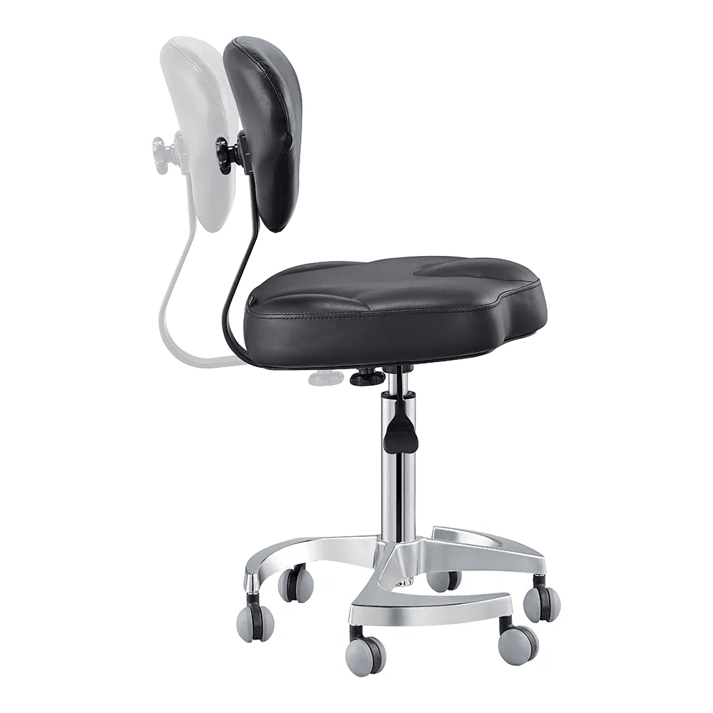 Zen Adjustable Swivel Black Stool DIR - Stools