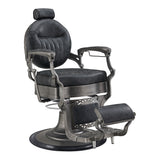 Kaiser II Retro Style Barber Chair Vintage Black DIR