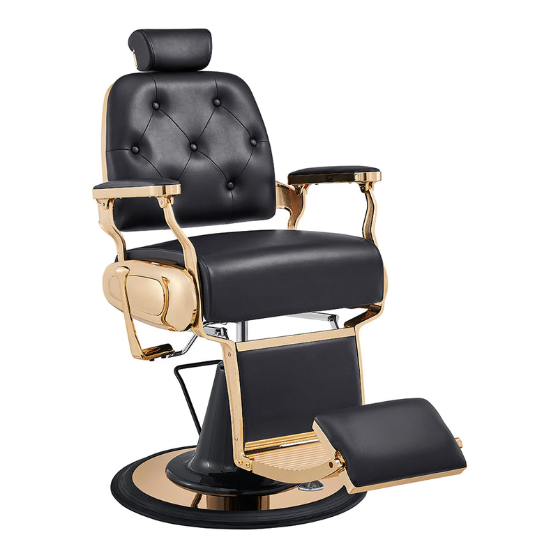The Cavalier Professional Barber Chair Black DIR