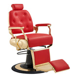 The Cavalier Professional Barber Chair Red DIR