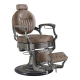 Kaiser II Retro Style Barber Chair Vintage Brown DIR