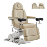 Geneva Exam Table with stirrups-4 Motors with Hand & Foot Remote Beige DIR