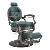 Kaiser II Retro Style Barber Chair Vintage Green DIR