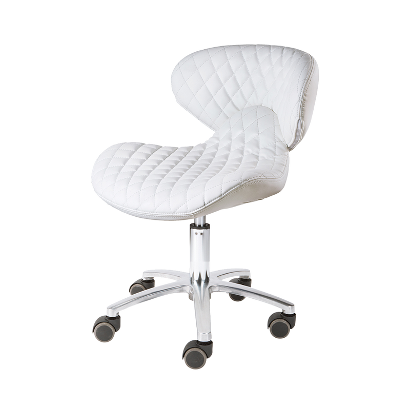 Diamond Pedicure Stool 1001L-DIA - White Whale Spa