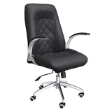 Customer Chair Diamond 3209 in Black Whale Spa