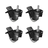 Caster Wheels with Brake - 4 Pc DIR