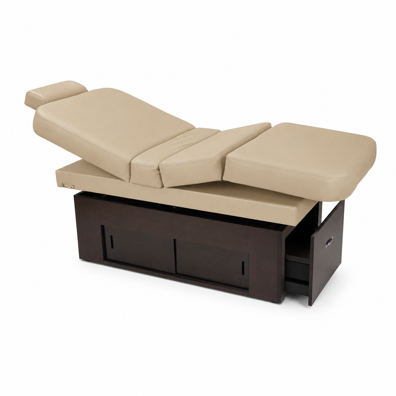 Sanya Powertilt Camel TouchAmerica Wenge with Pull-out Shelf
