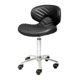 Chevron Technician Stool 1010H - Black Whale Spa