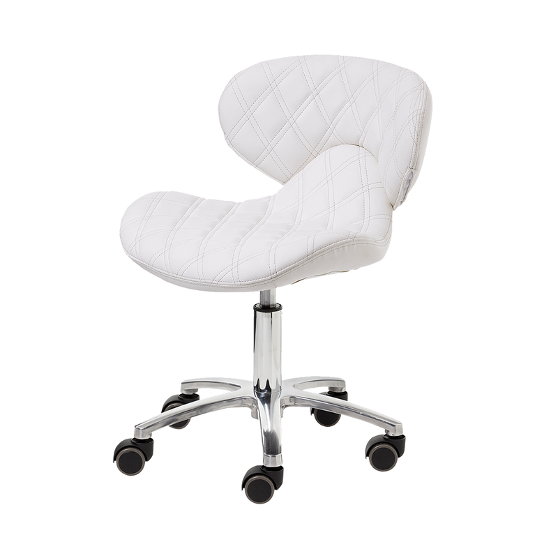 Lexi Pro Double Diamond Pedicure Stool White Whale Spa