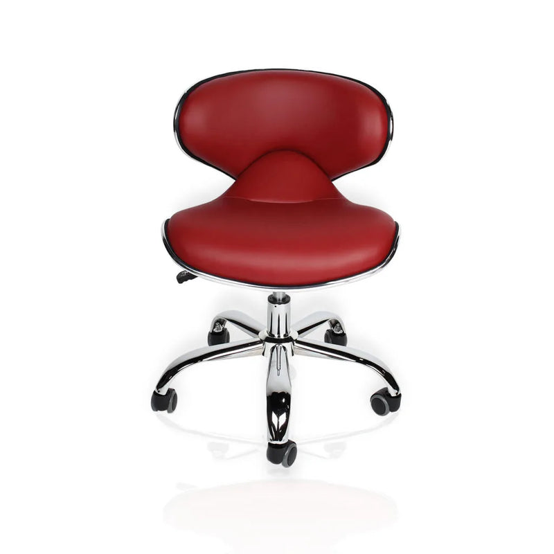 EURO PEDICURE STOOL Red J&A USA