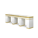 Evee Gold Triple Table