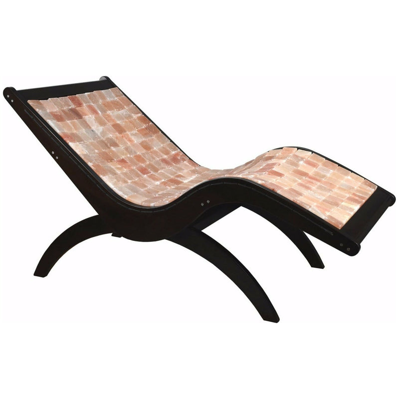 TouchAmerica Flex-Block Salt Lounger with black curve and pink/beige tile seat.