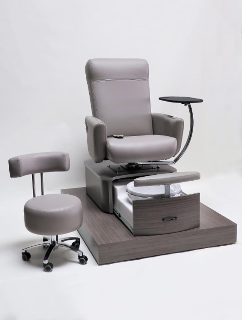 Pedicure chair no 2025 plumbing
