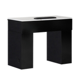 Mira Single Manicure Table Black Whale Spa