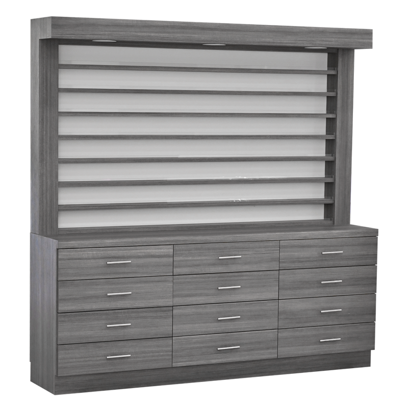 Single Sided Polish and Powder Display Whale Spa