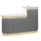 Olivia Reception Desk Gray Whale Spa