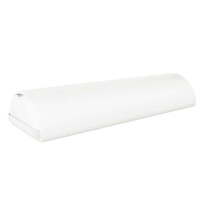 Semi Circle Half Round Bolsters-Large, 9"X26"X4.5" White DIR
