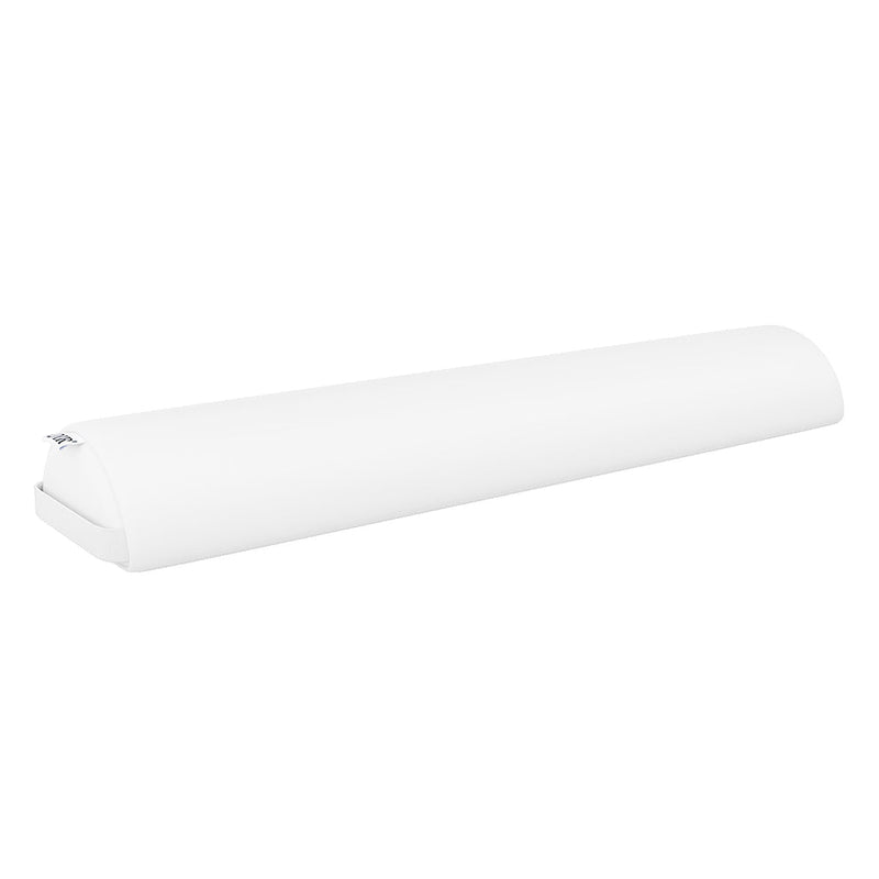 Semi Circle Half Round Bolster-Small, 6"X26"X3" White DIR