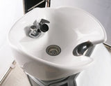 Tilting Ceramic Shampoo Bowl AGS Beauty
