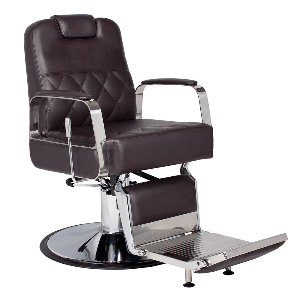 DUKE Barber Chair Brown AGS Beauty