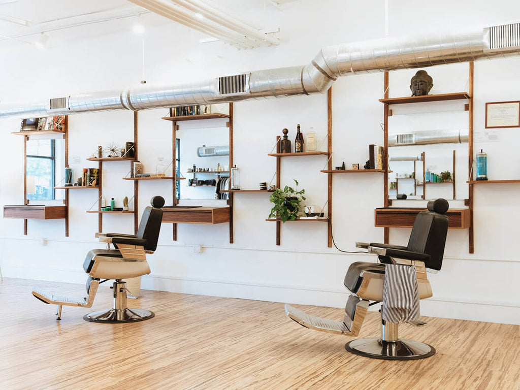 CONSTANTINE Barber Chair Khaki AGS Beauty