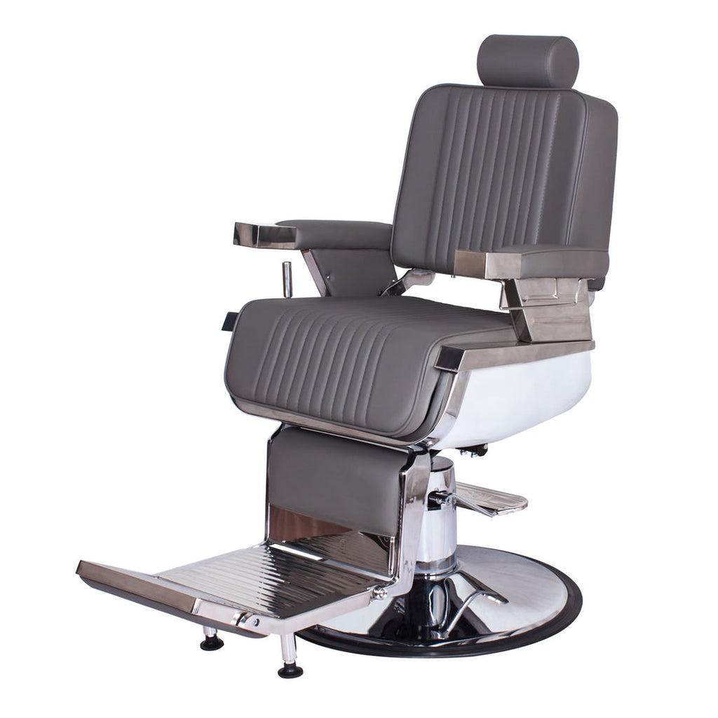 CONSTANTINE Barber Chair Grey AGS Beauty