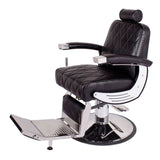 BARON Barber Chair Black Crocodile AGS Beauty