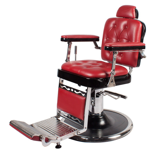 REGENT Barber Chair Red AGS Beauty