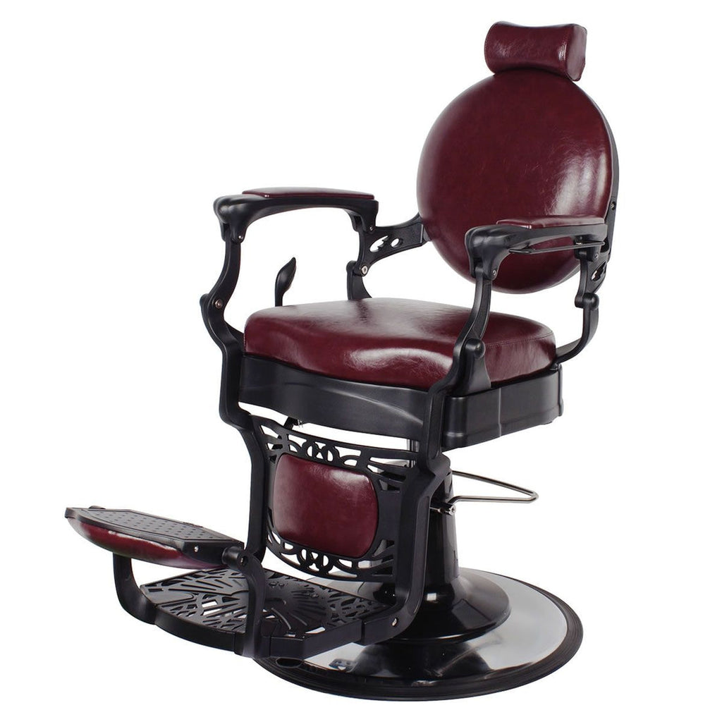 ROMANOS Barber Chair Merlot AGS Beauty