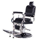 EMPEROR Barber Chair Patent Black Crocodile AGS Beauty