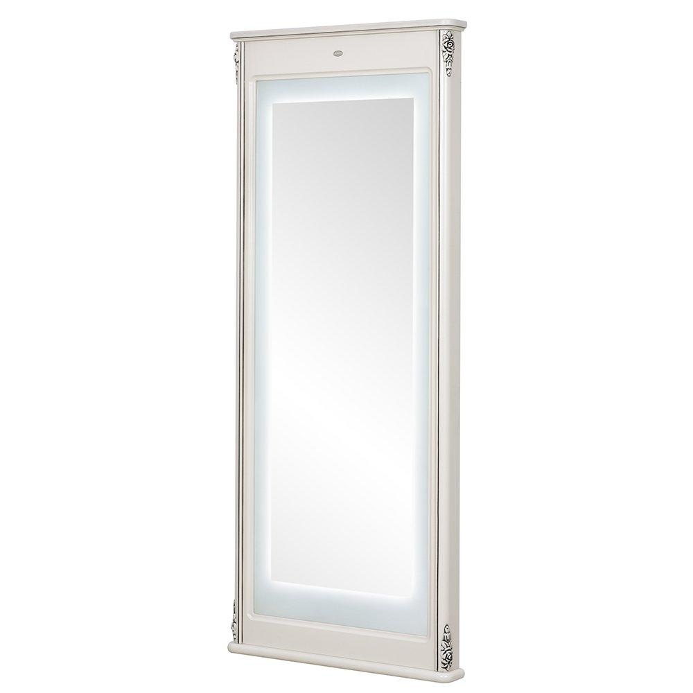 Ares Vintage LED Lighted Styling Station Antique White DIR