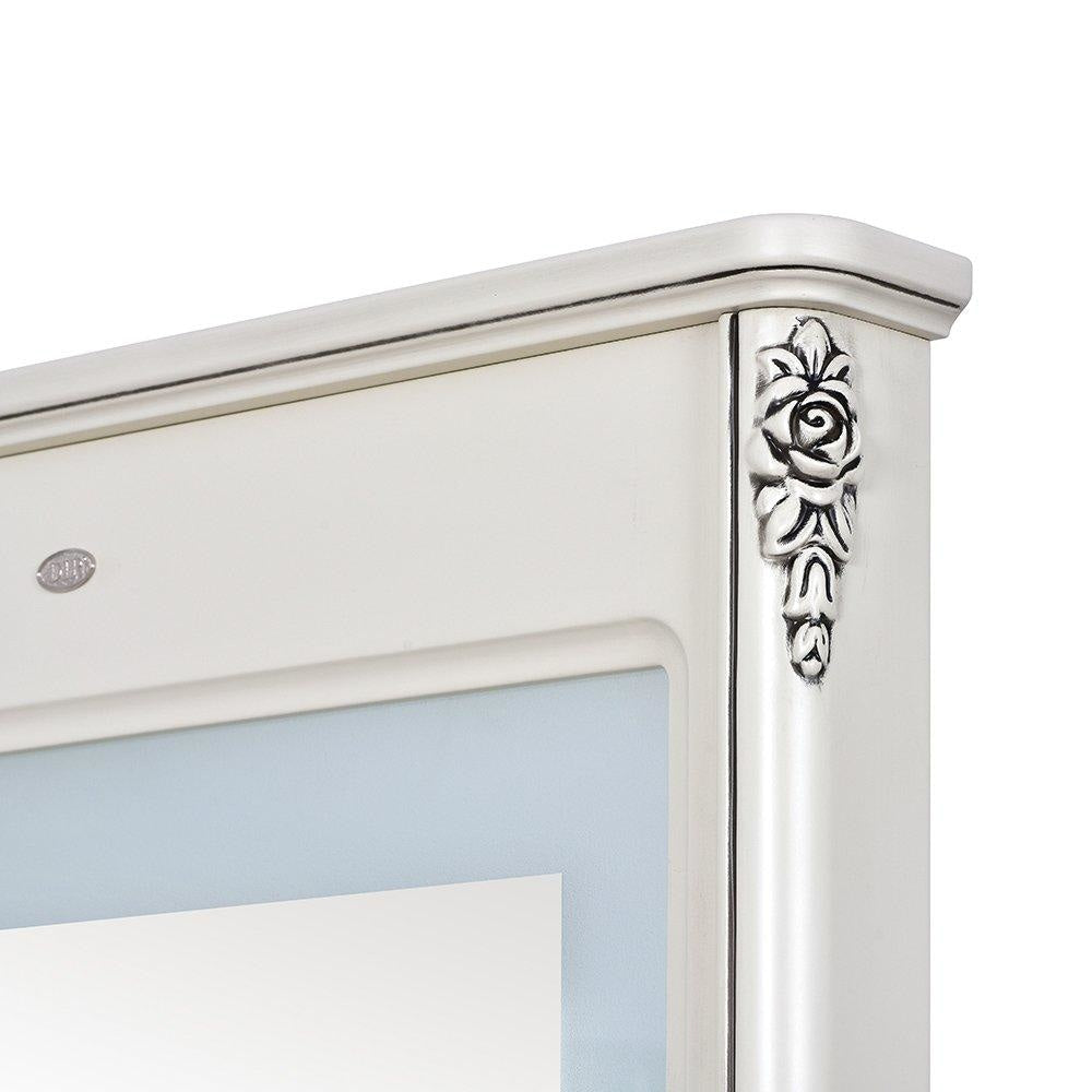 Ares Vintage LED Lighted Styling Station Antique White DIR