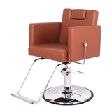 CANON Reclining Salon Styling Chair Chestnut AGS Beauty