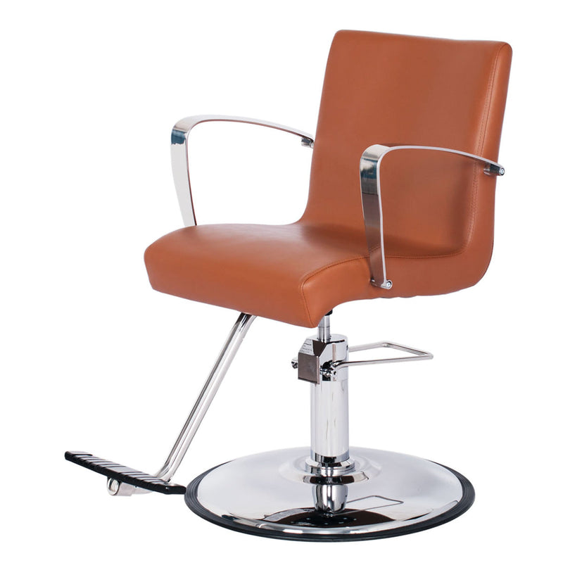 SALLY Salon Styling Chair Chestnut AGS Beauty