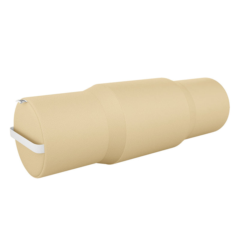 Extended Round Massage Bolster Beige DIR