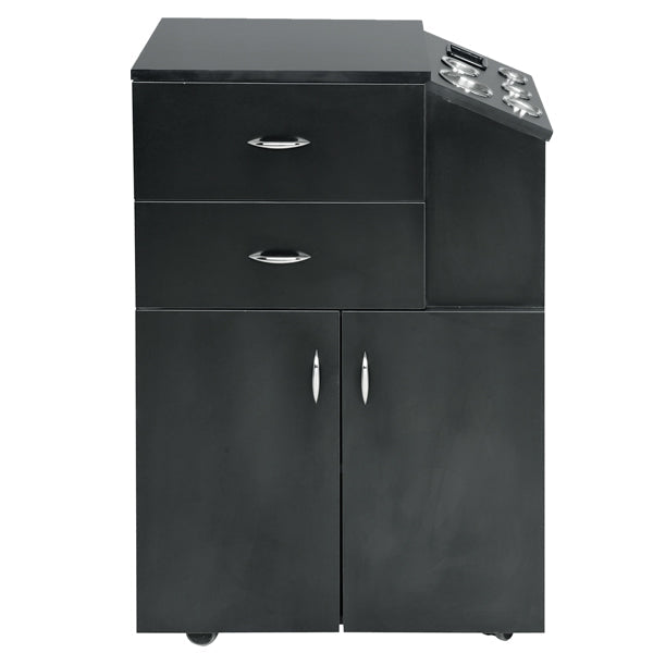 CORIA Salon Trolley Matte Black AGS Beauty