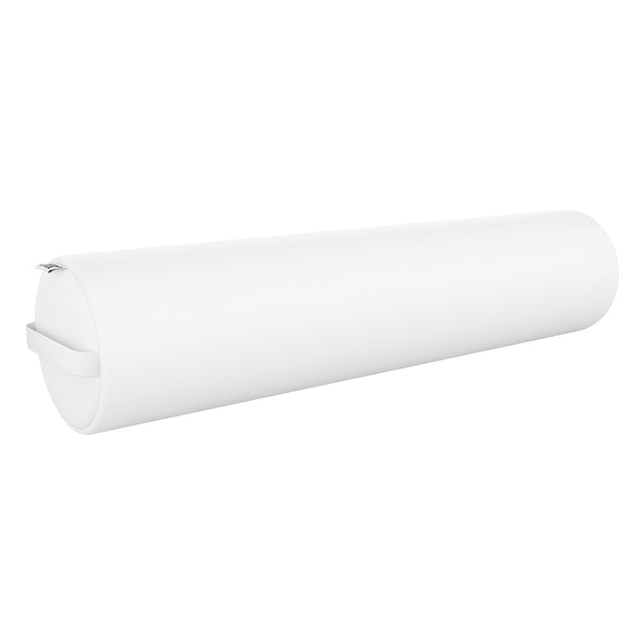 Full Round Bolster Pillow-Small, 6"X26" White DIR