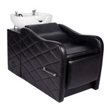 GABRIELLE Salon Shampoo Unit Black AGS Beauty