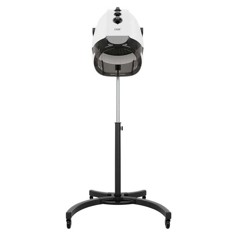 Hydra Hair dryer on a stand with a white background