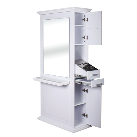 SIENA Double Sided Styling Station Matte White AGS Beauty