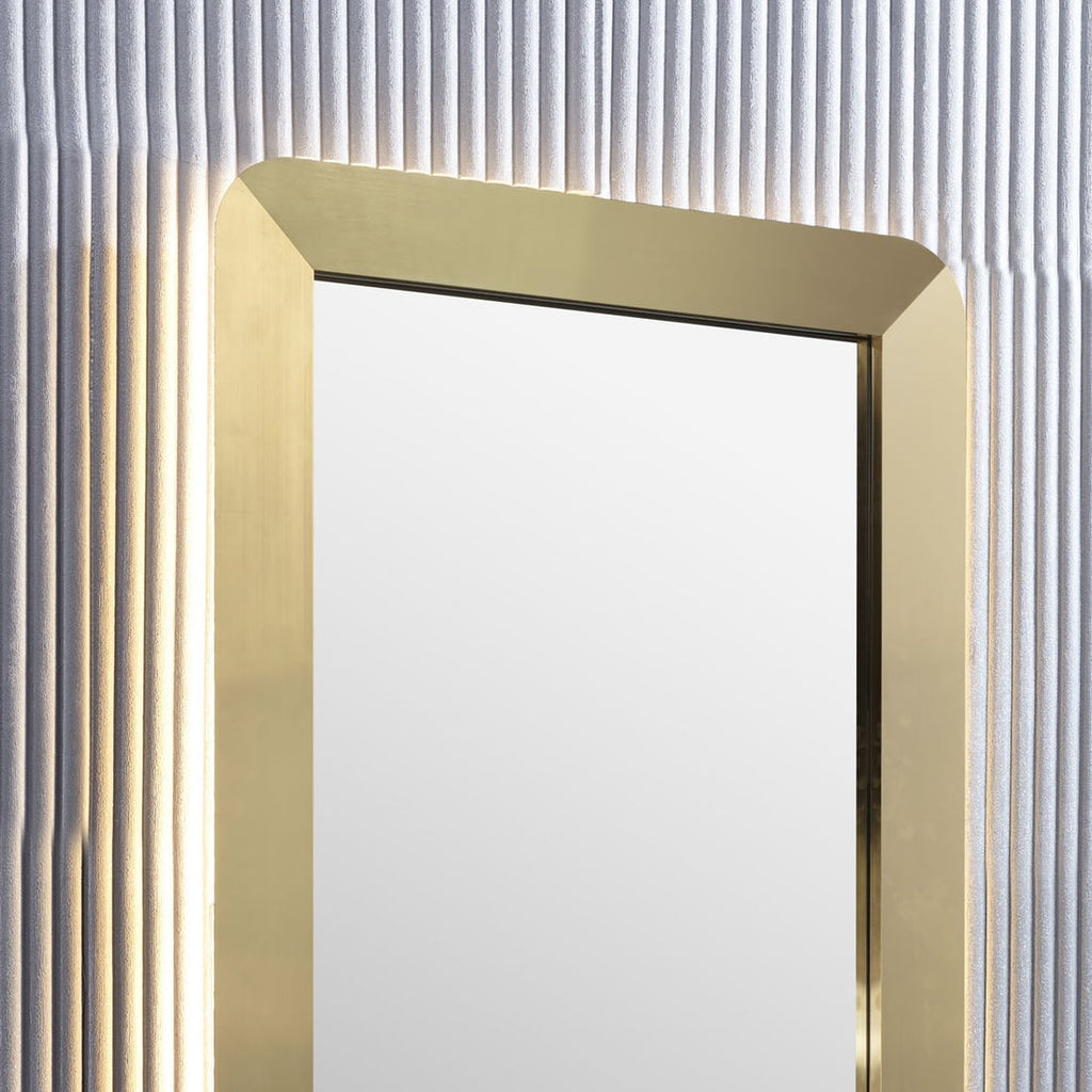 LAS VEGAS Salon Mirror with LED Light AGS Beauty
