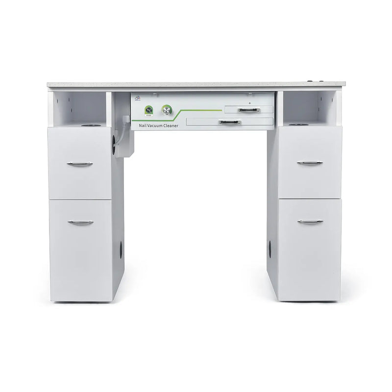 ProVac Nail Salon Table White Body J&A USA