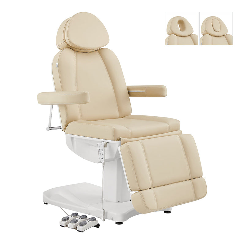 Ink 3-Motors Electric Facial Beauty Bed Chair Beige DIR