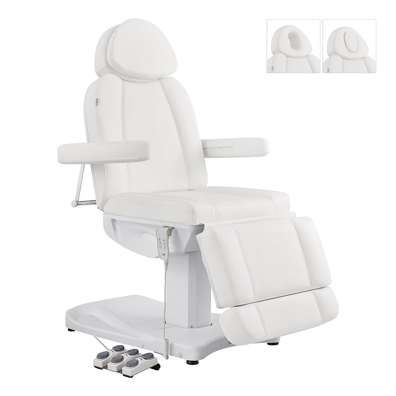 Ink 3-Motors Electric Facial Beauty Bed Chair White DIR