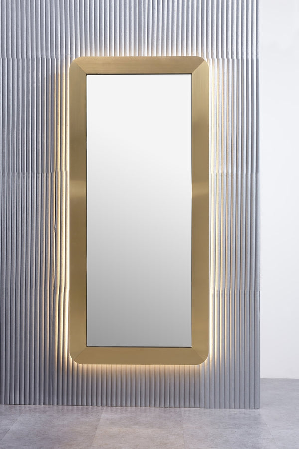 LAS VEGAS Salon Mirror with LED Light AGS Beauty