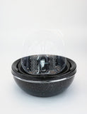 Glitter Pedicure Bowl Black Belava