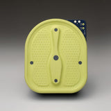 Pro Foot Massager in Lime-Yellow w/ Heat & Vibration Belava